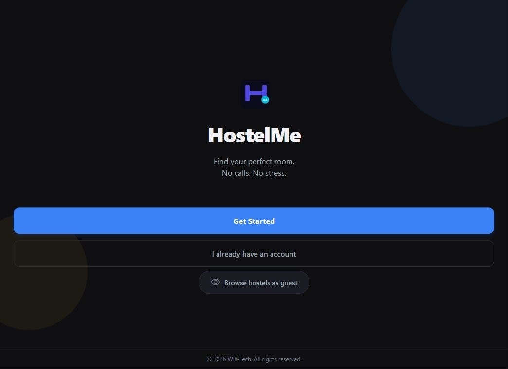HostelMe platform